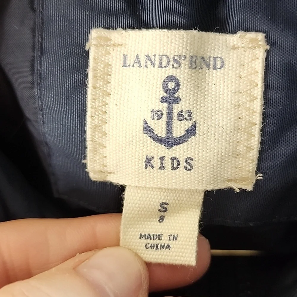 Lands' End Kids' Dark Blue Grow Along Jacket. Size kids Small 8